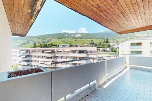 balkon mit from property, day time, balkon, mountain view, und blick auf die berge