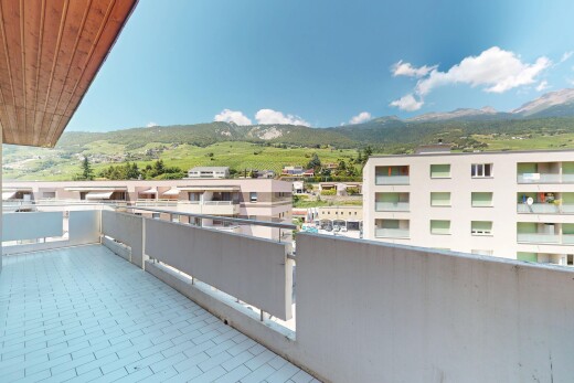 balkon mit from property, day time, blick auf die berge, mountain view, und balkon