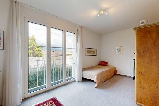 chambre avec lumière naturelle, natural light, cloison sèche, drywall, et moquette