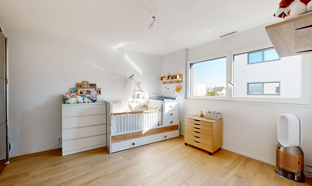 room / bedroom with light wood-type flooring