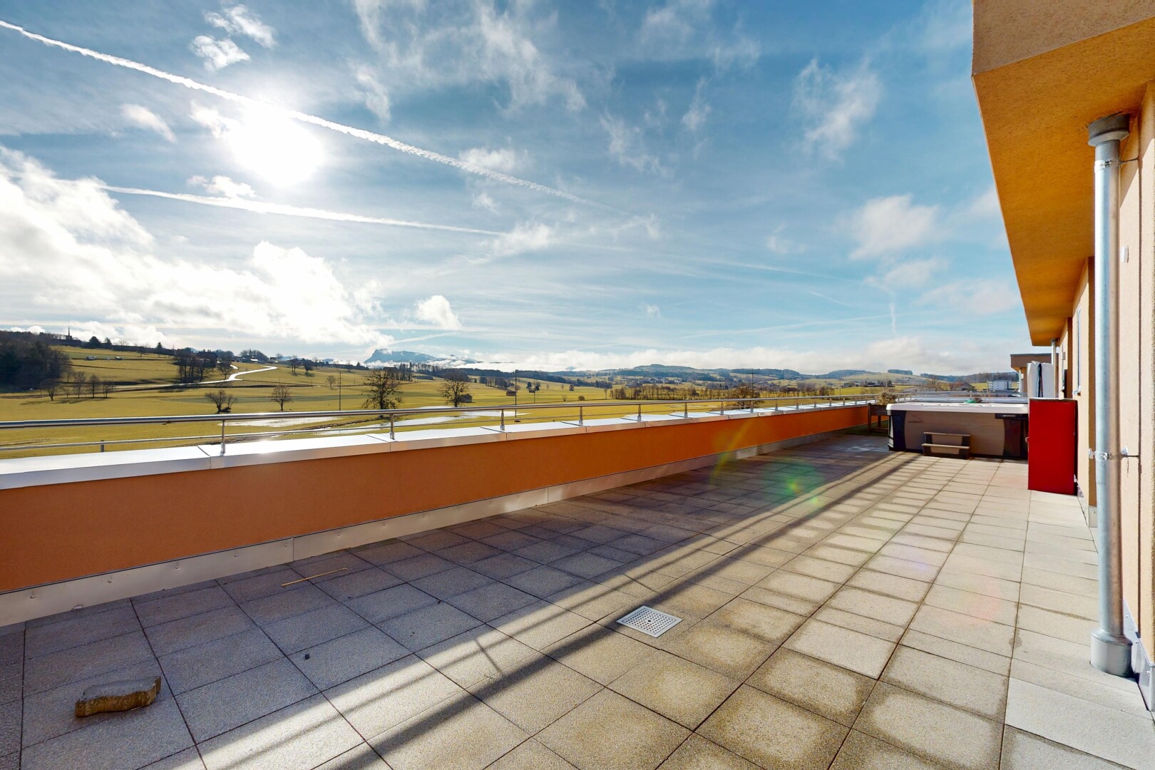 terrasse avec terrasse, from property, et day time