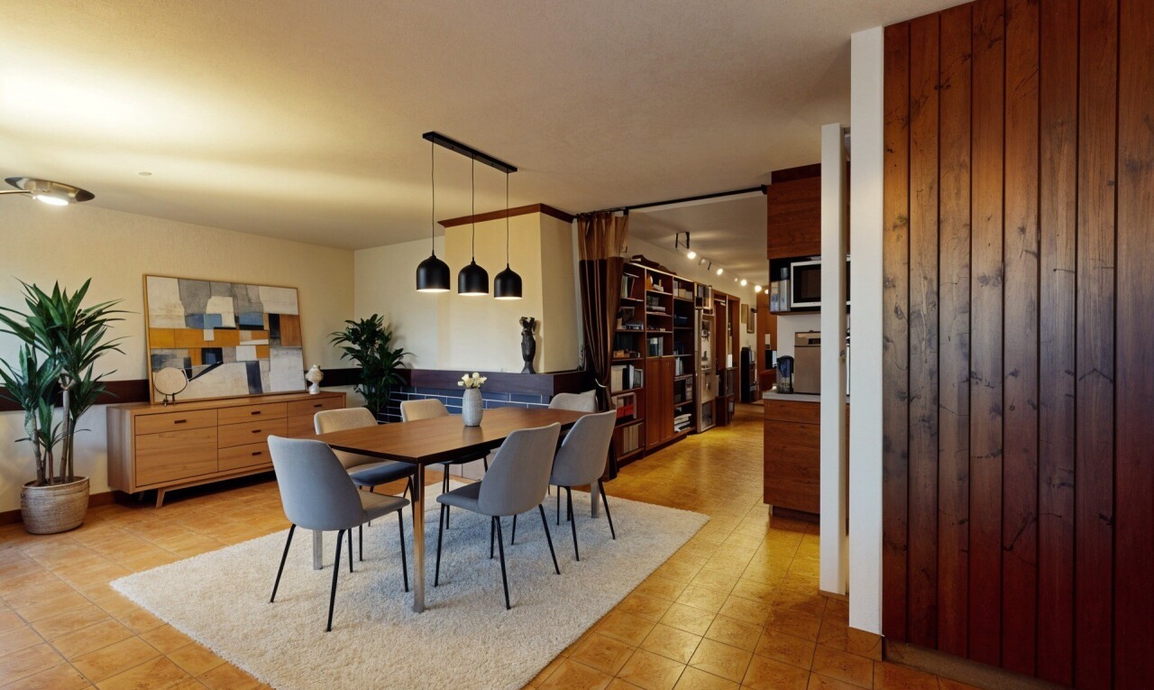 view of dining area