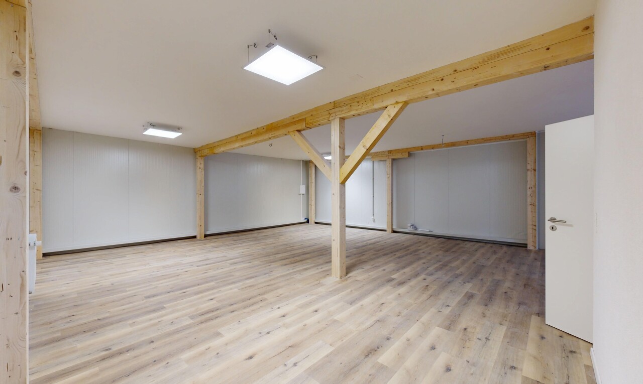 pièce vide avec sous-sol, inside property, wood finish floor, et sol en finition bois