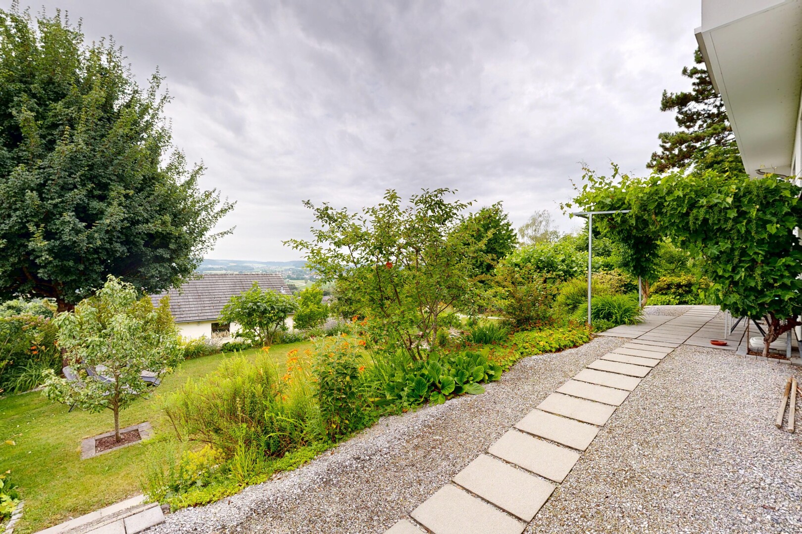 garten mit overcast