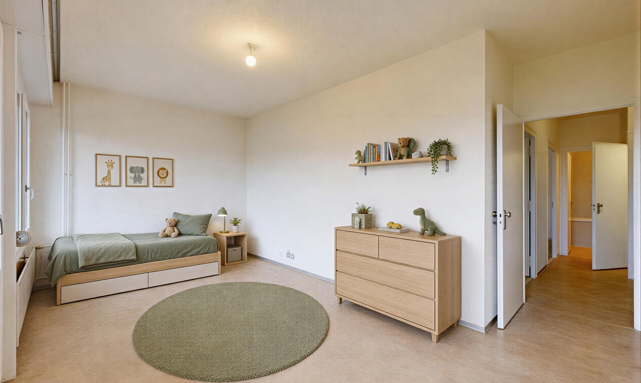 leerer raum mit inside property, drywall, gipskartonwand, und light floor