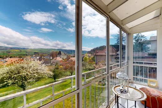 balcon avec balcon et véranda