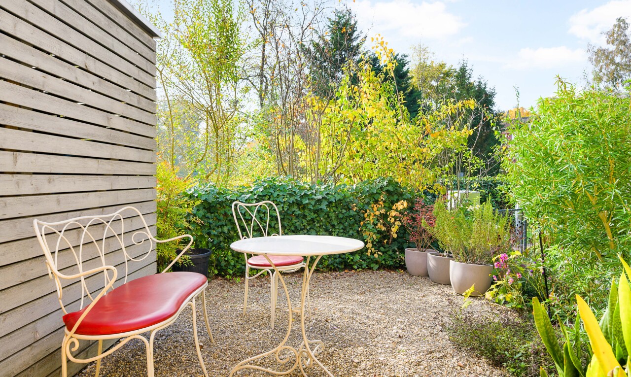 garten mit from property und day time