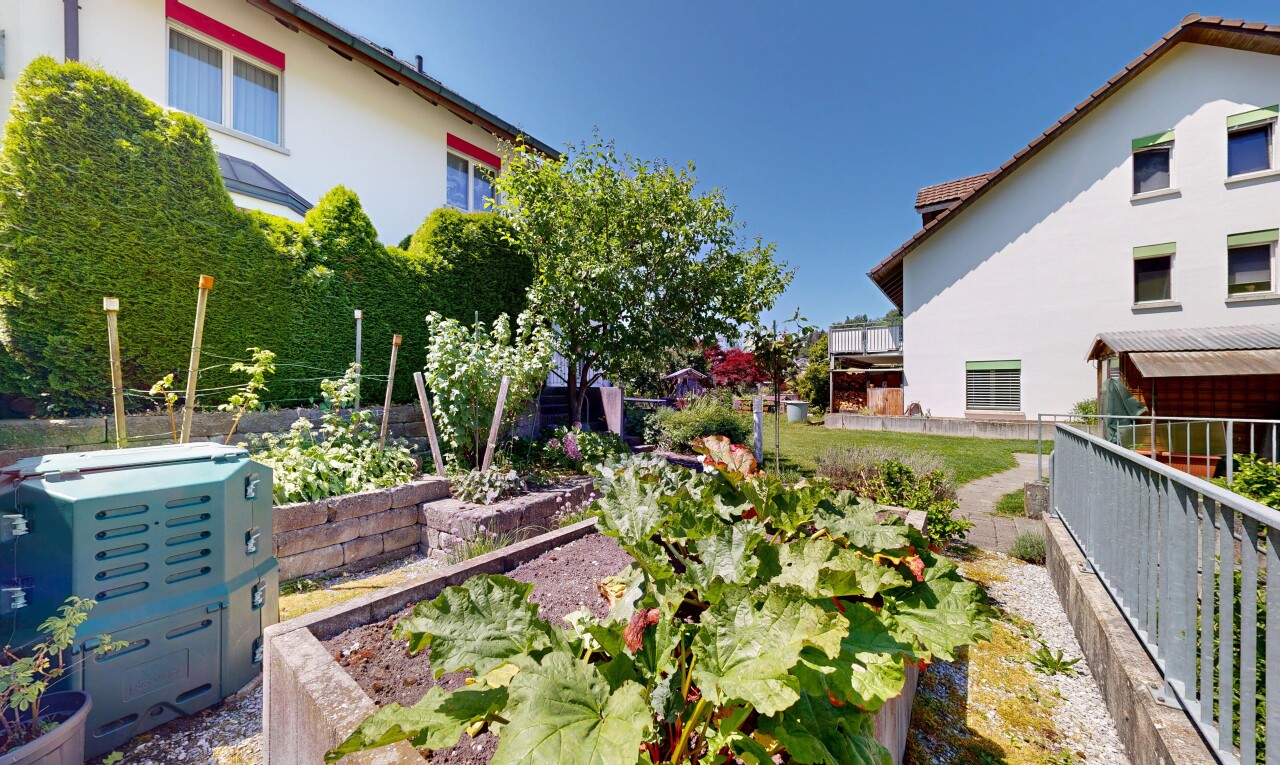 garten mit garten, day time, zaun, und from property