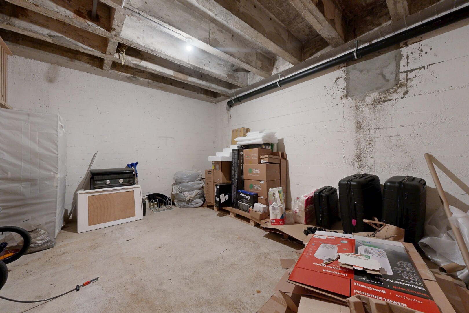 view of storage room