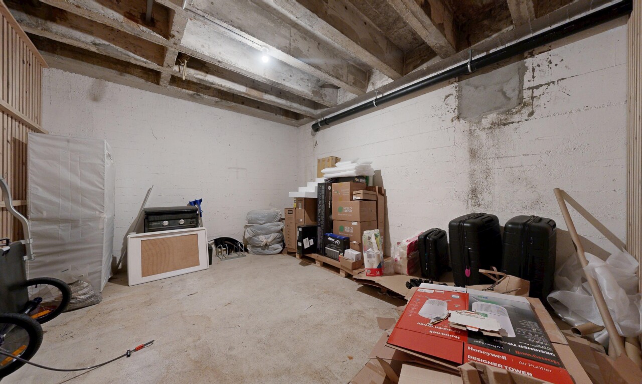 view of storage room
