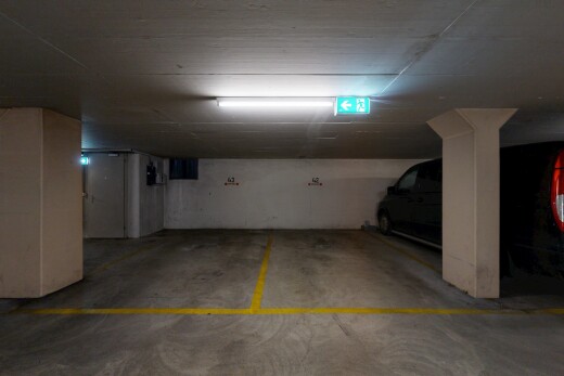 parken mit parkgarage und inside community