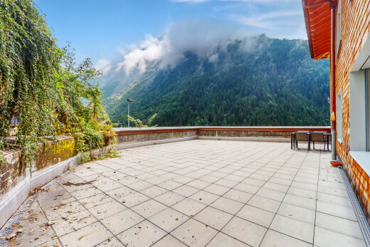 terrasse mit terrasse, waldblick, forest view, from property, und day time