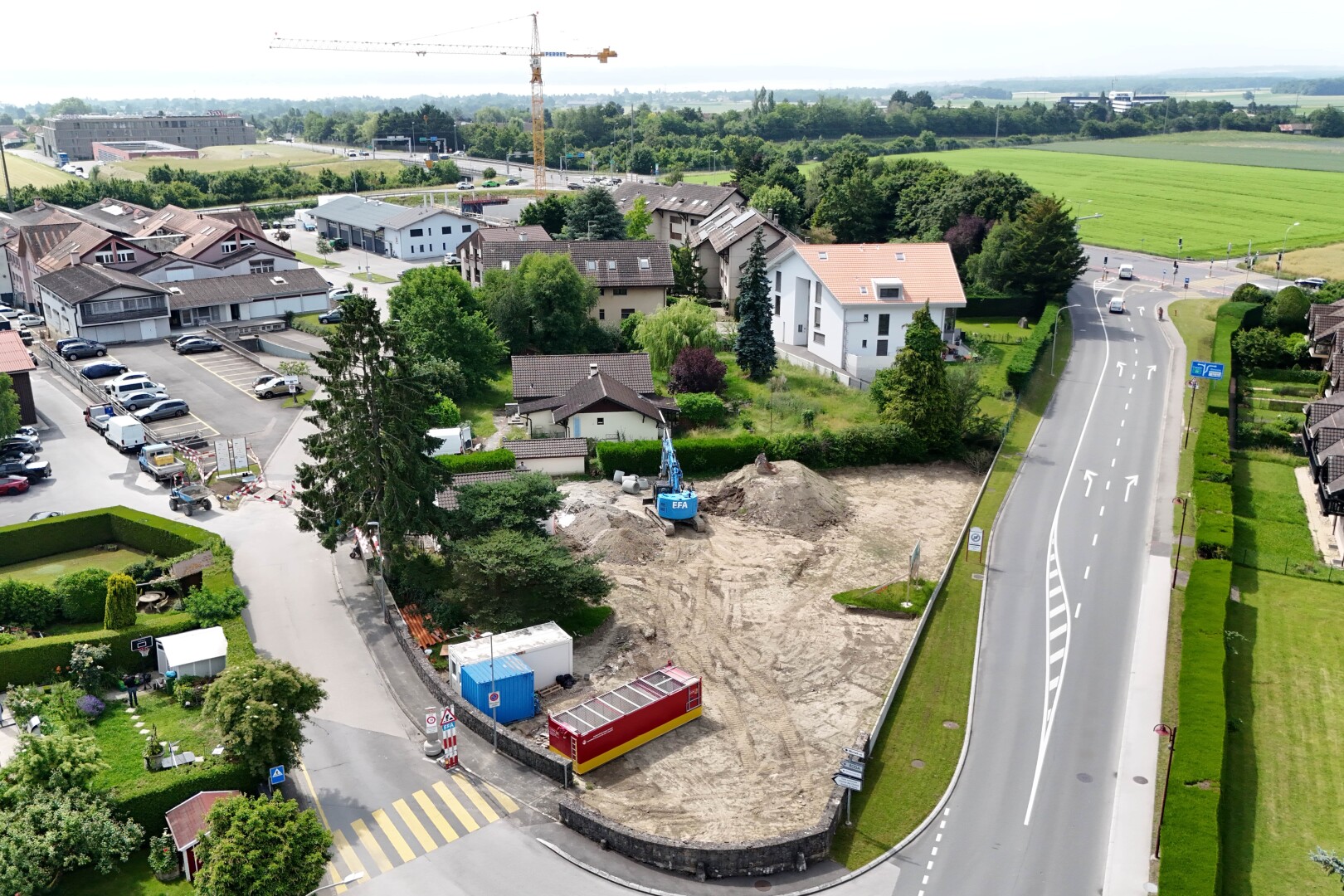 außenansicht mit residential view, wohngebietblick, und aerial view