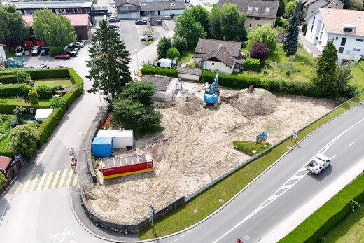garten mit aerial view, residential view, und wohngebietblick