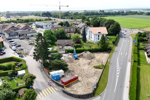 außenansicht mit residential view, wohngebietblick, und aerial view