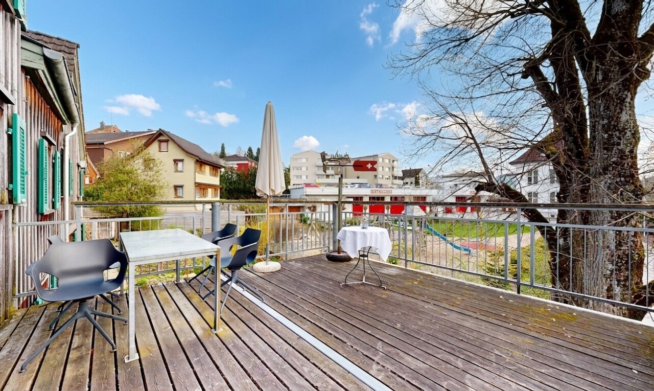 terrasse avec terrasse, from property, gril, et day time