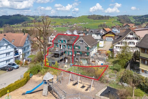lage auf der karte mit property lines