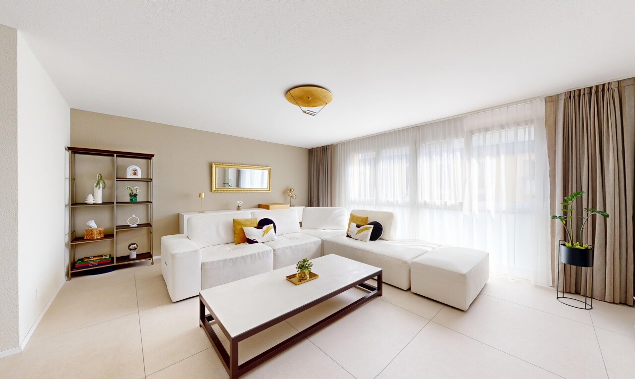 view of living area