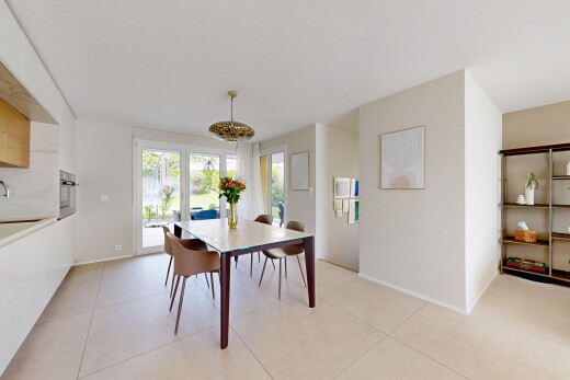 esszimmer mit inside property, drywall, gipskartonwand, natural light, und natürliches licht