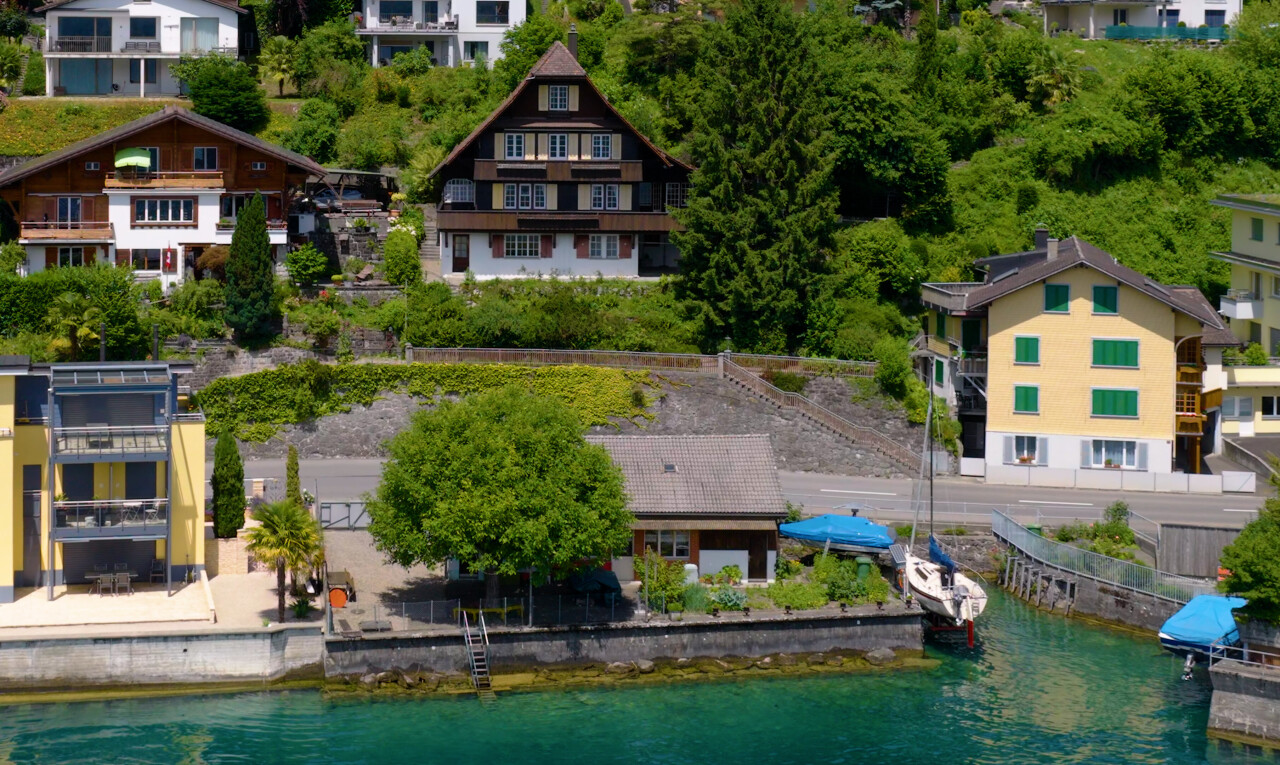 view of home featuring a water view