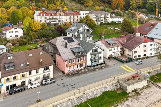 façade avec residential view et vue résidentielle