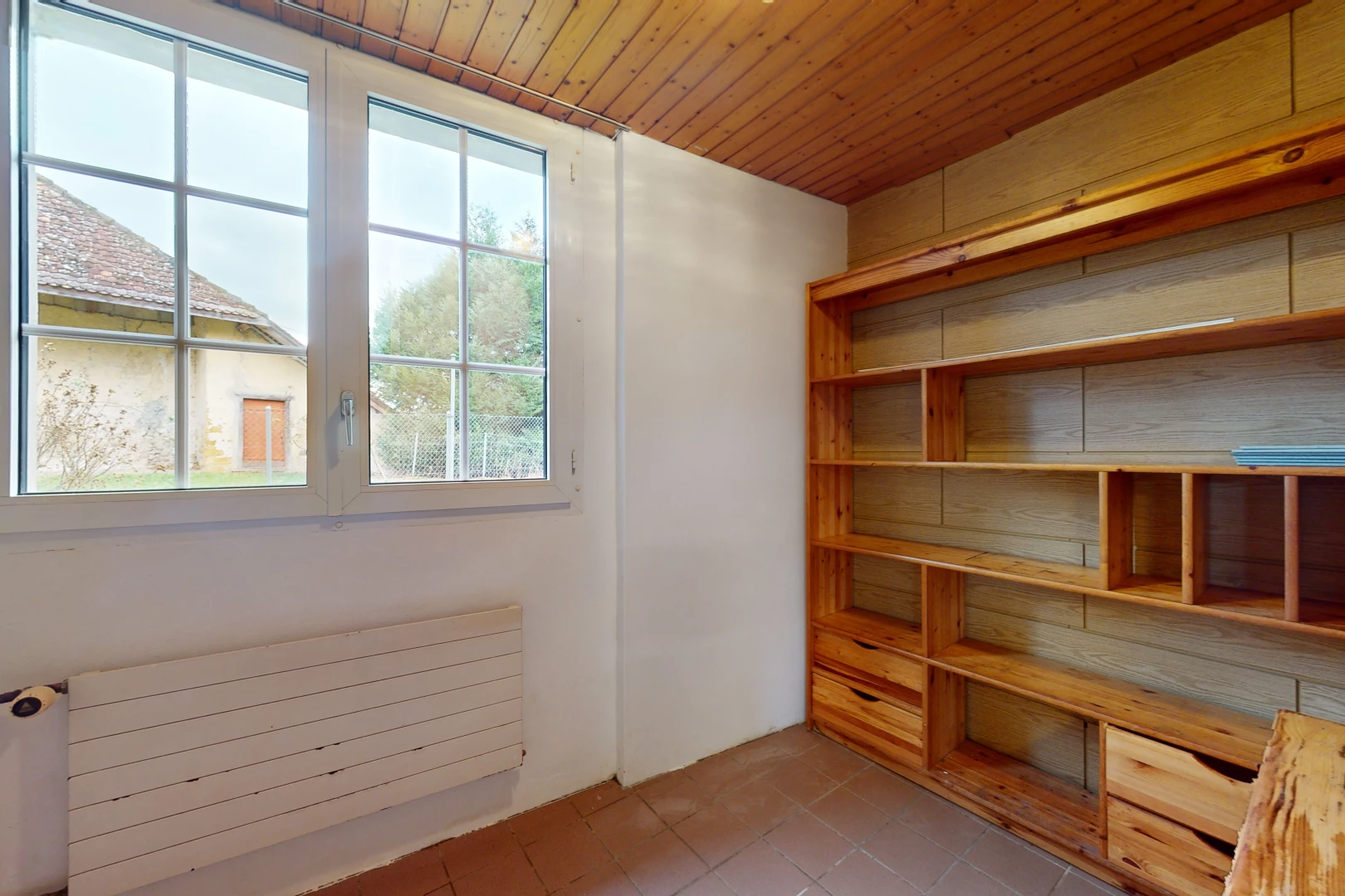 view of storage room