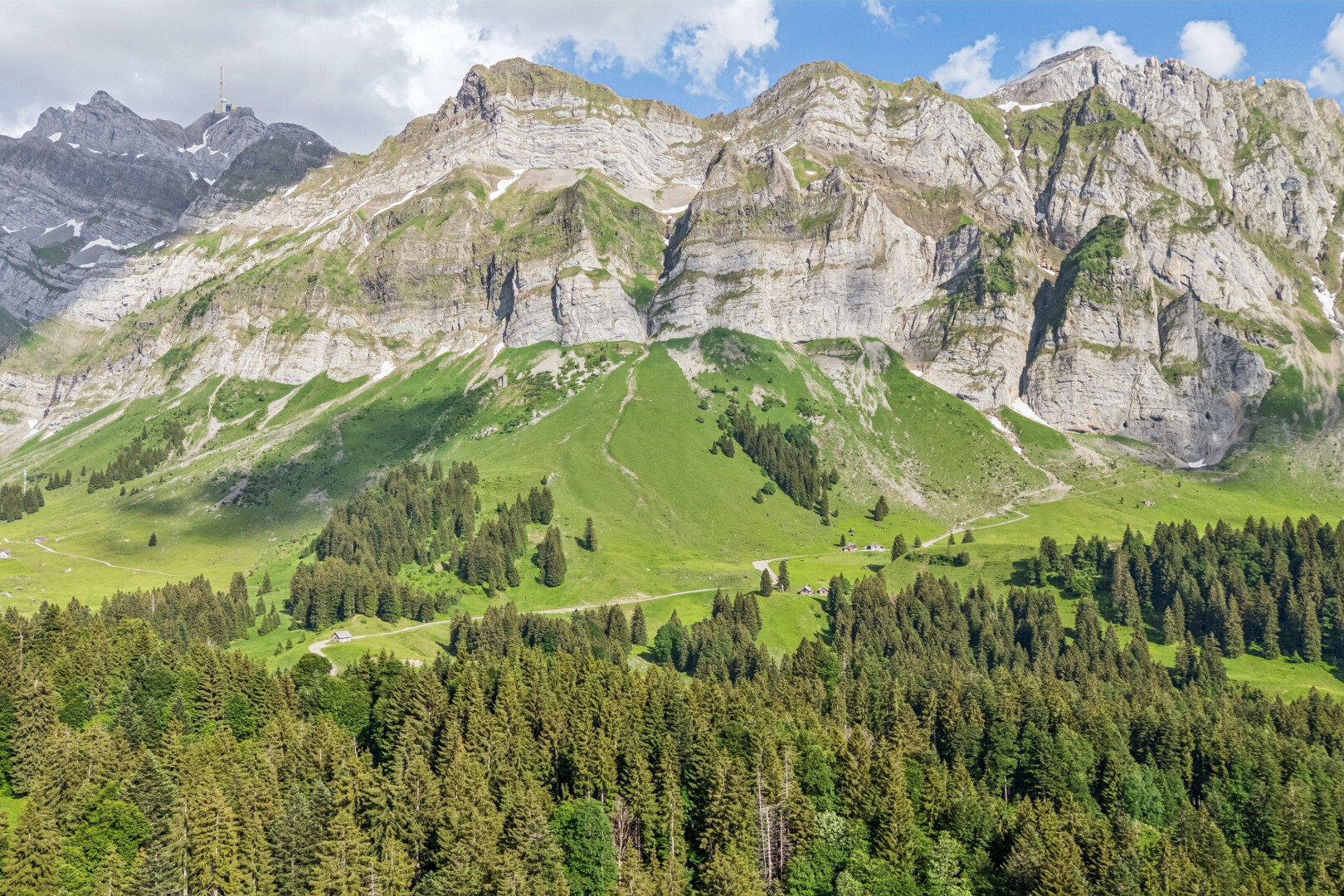 blick auf die berge mit mountain view, blick auf die berge, und aerial view