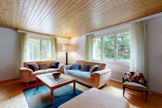 wohnzimmer mit holzdecke, wood ceiling, holzfußboden, wood finish floor, und gipskartonwand