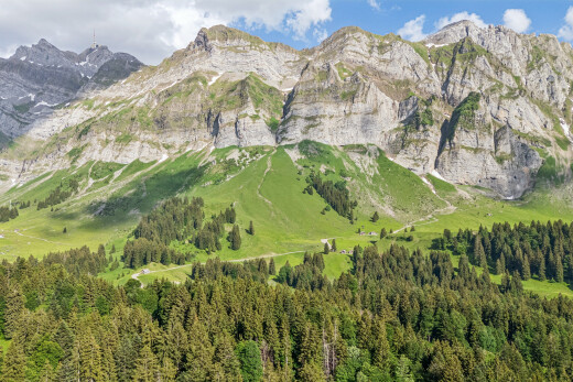 blick auf die berge mit mountain view, blick auf die berge, und aerial view
