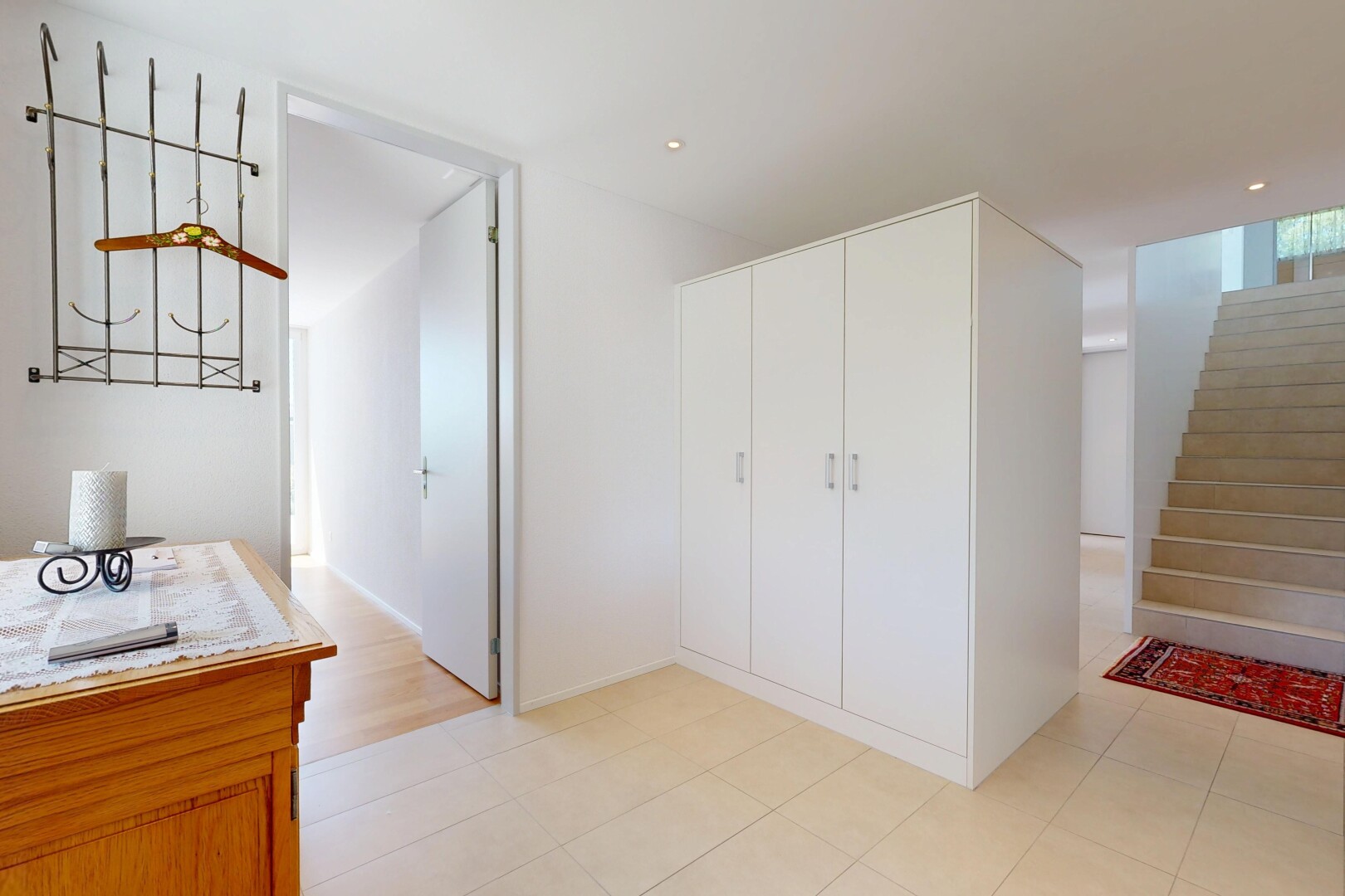 unfurnished room featuring recessed lighting