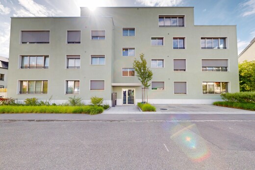 extérieur du bâtiment avec apartment complex view, vue sur le complexe d'appartements, from community, et day time