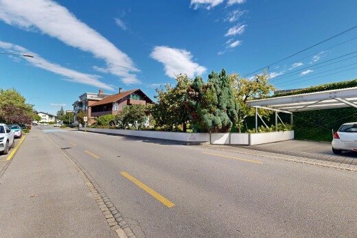 außenansicht mit day time und power lines view