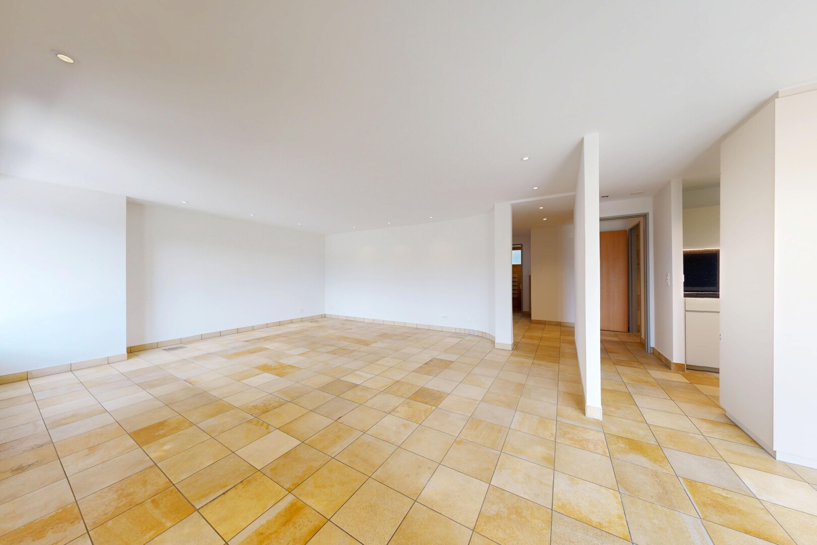 view of spare room