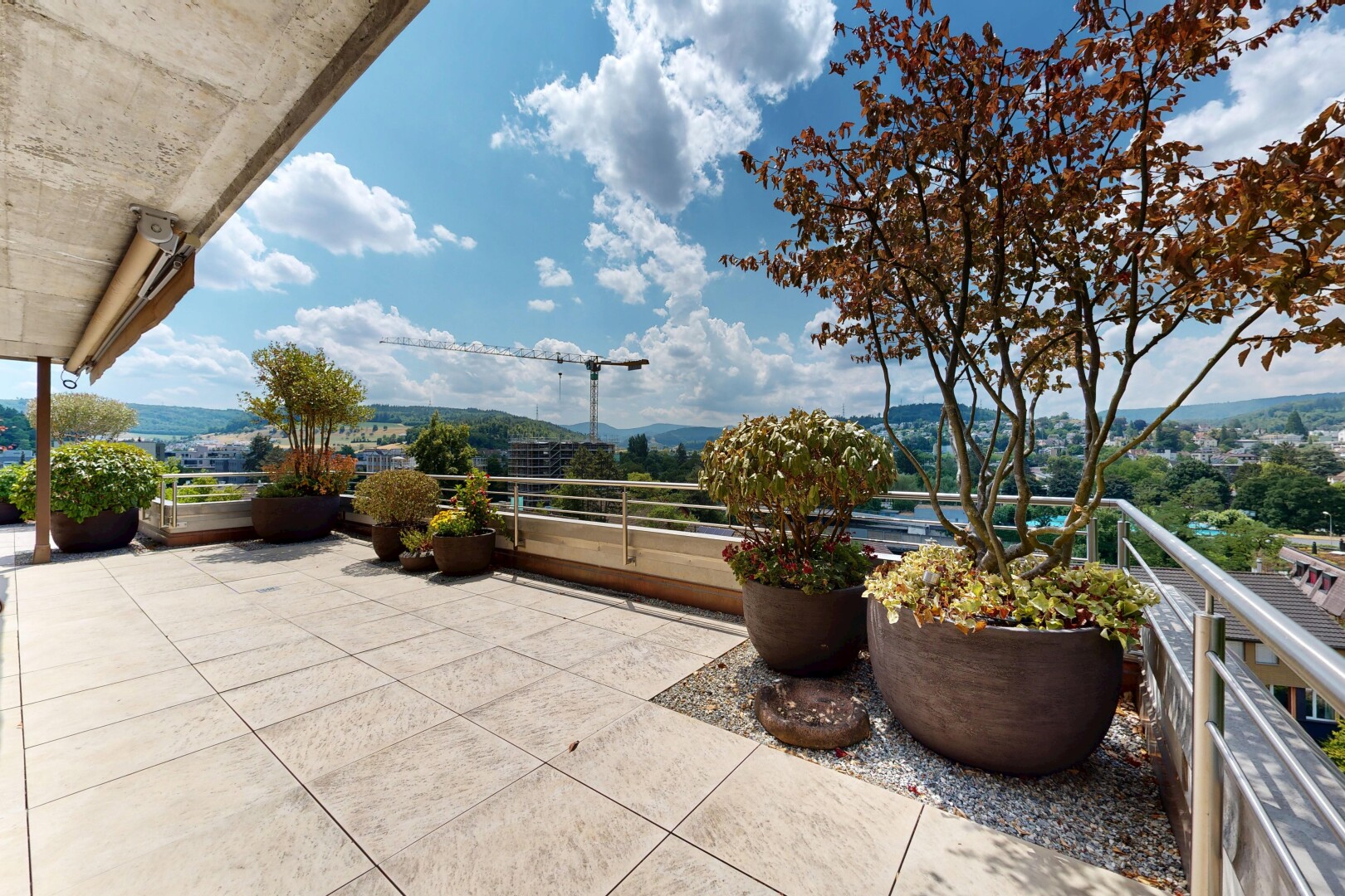 patio / terrace featuring a patio and a mountain view