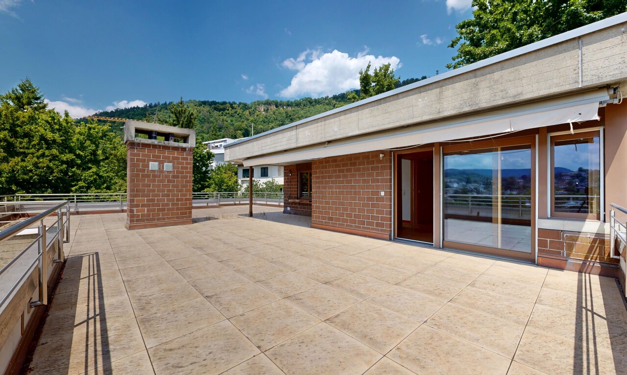 terrace with a patio