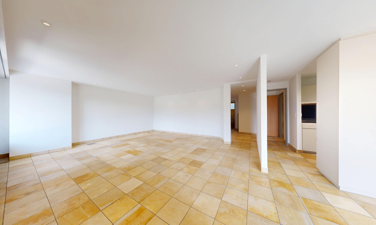view of spare room