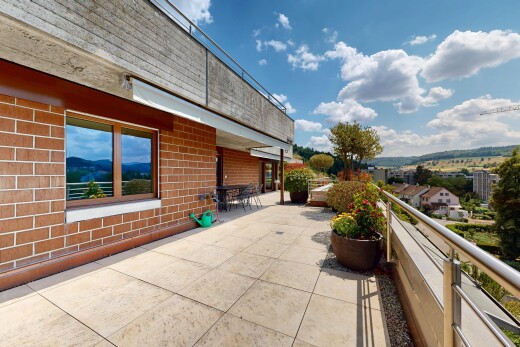 terrace with a patio