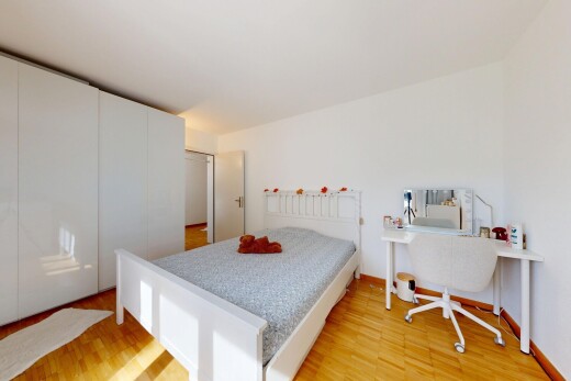 room / bedroom featuring light wood-style floors