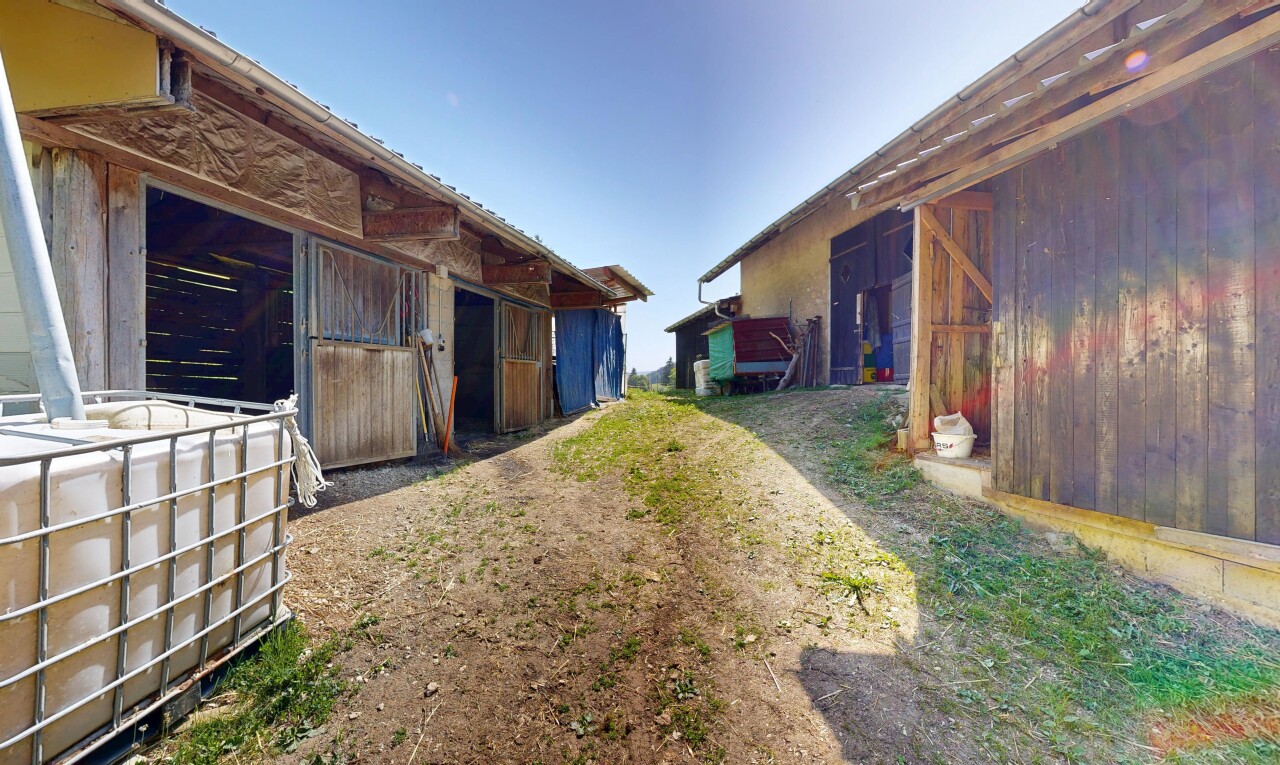 façade avec structure extérieure, property visible, day time, et écurie