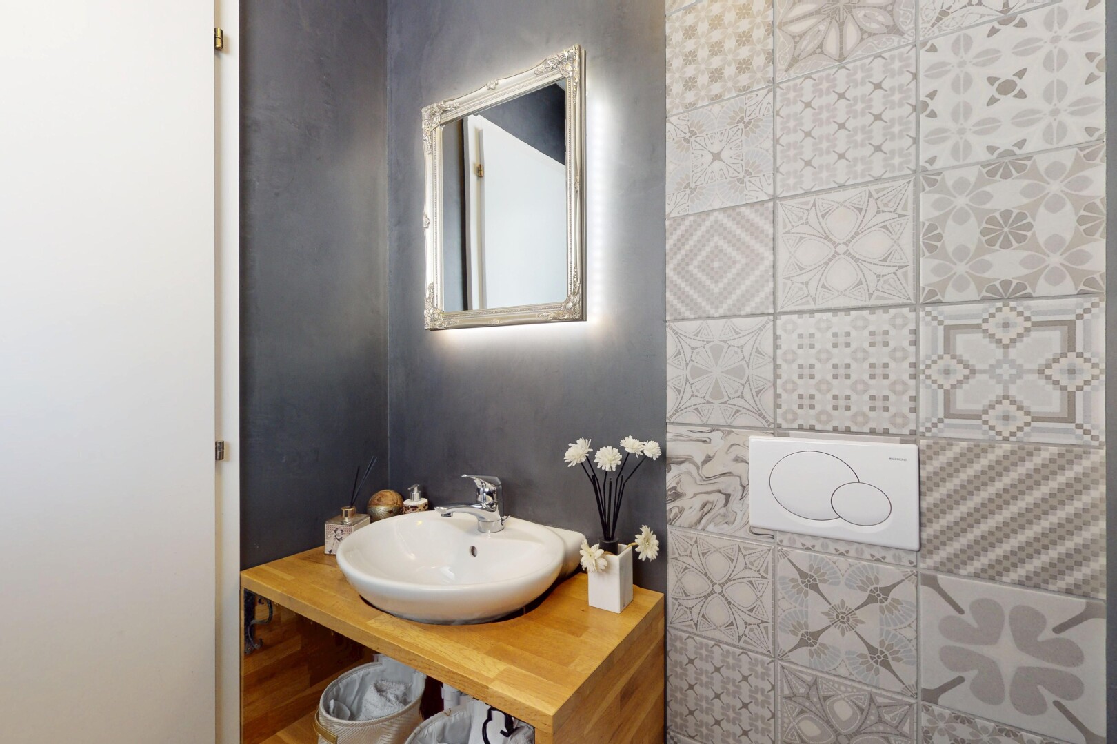 bathroom with a sink