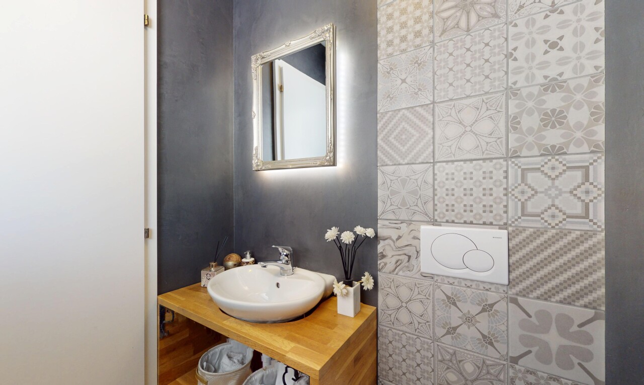 bathroom with a sink
