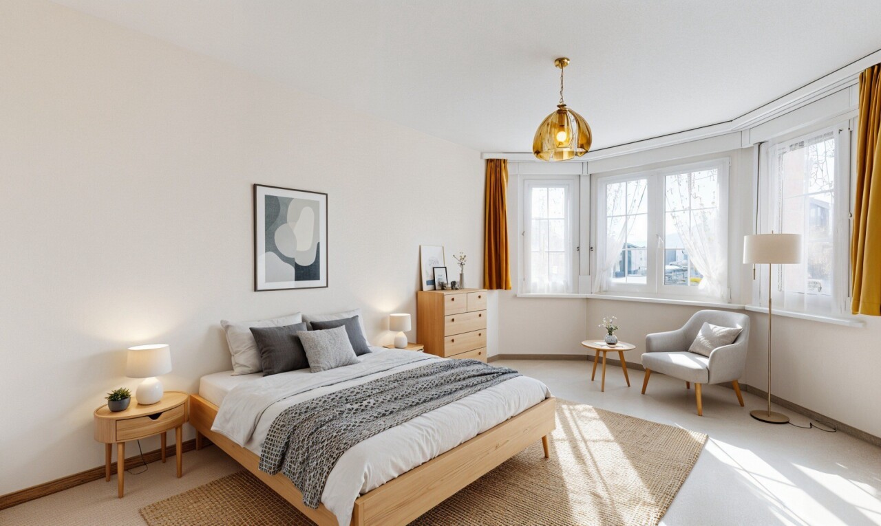 pièce vide avec carpet, moquette, natural light, lumière naturelle, et drywall