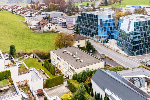 außenansicht mit wohngebietblick, residential view, und aerial view