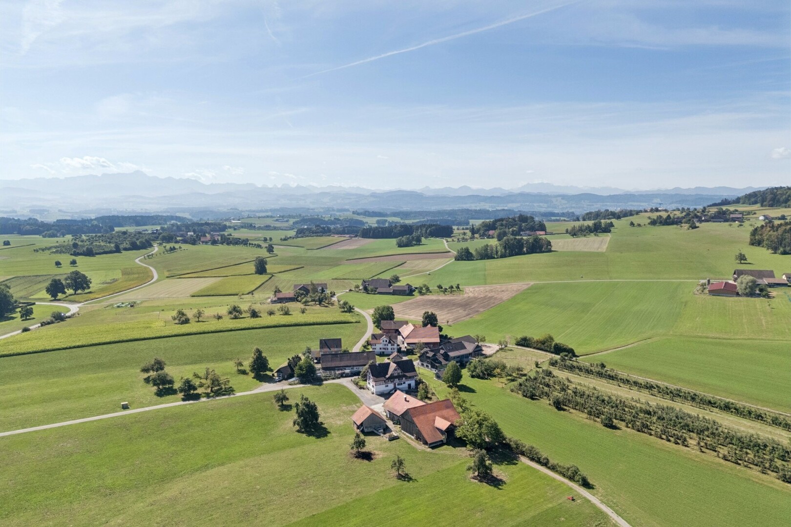 blick auf die berge mit rural view, ländliche aussicht, day time, und aerial view