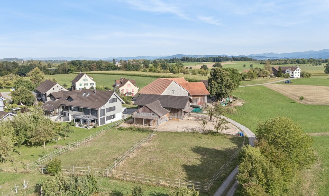 außenansicht mit rural view, ländliche aussicht, zaun, pasture view, und weidelandblick