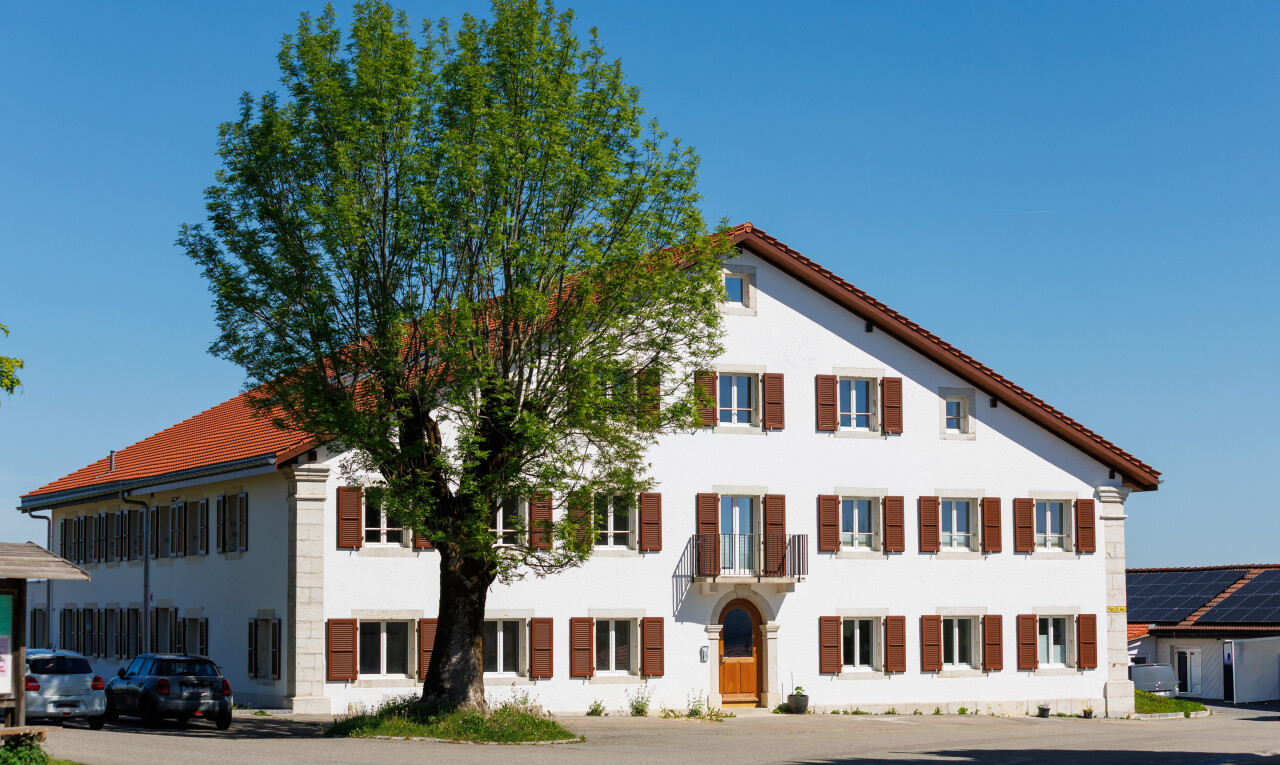 façade avec day time