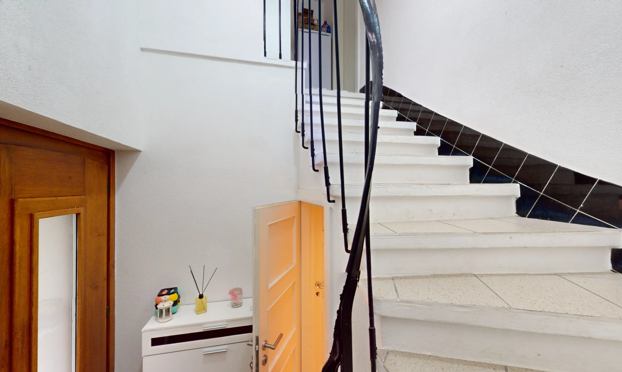 blick auf die treppe