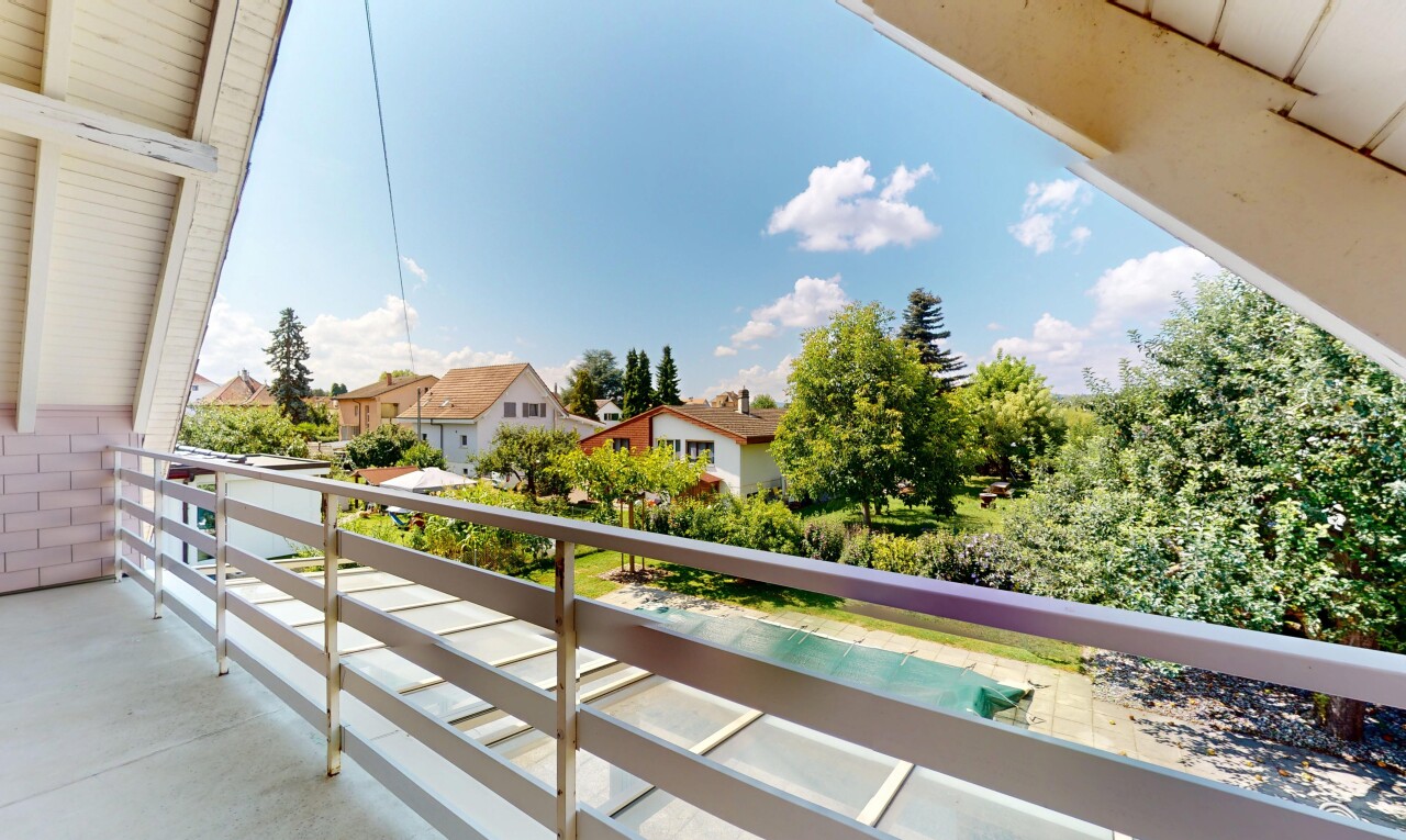 balkon mit day time, balkon, und from property