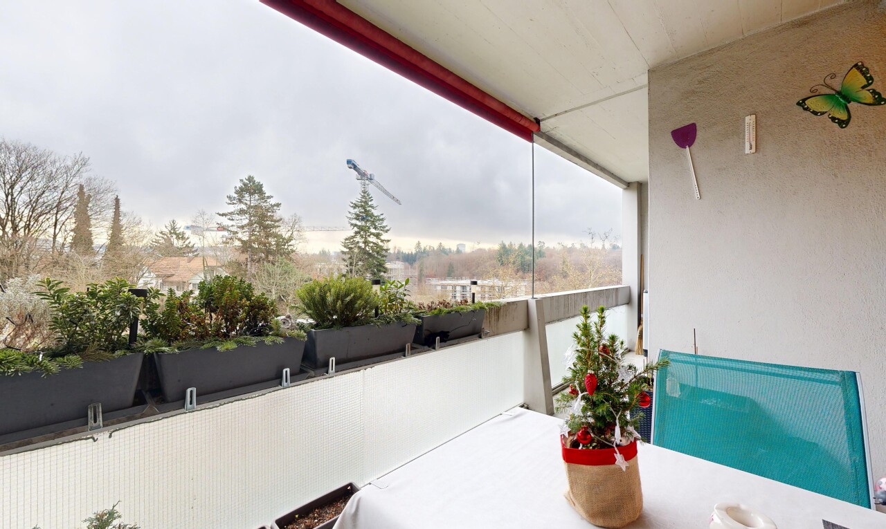 terrace featuring a balcony