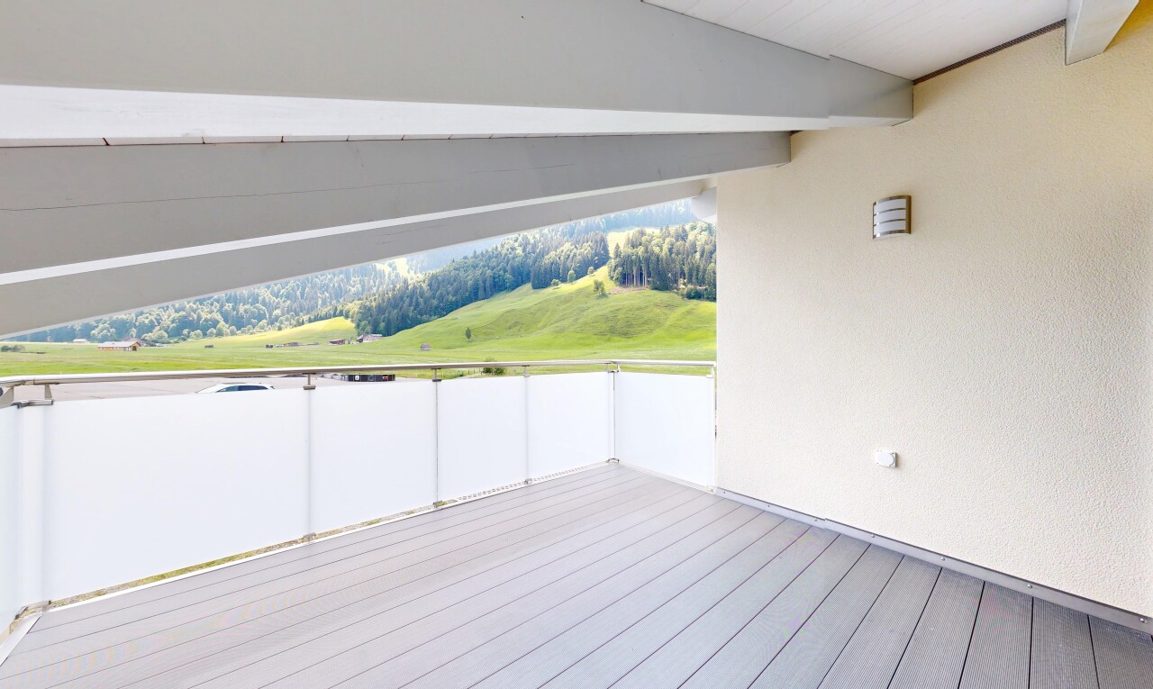 terrasse mit deck und view focus